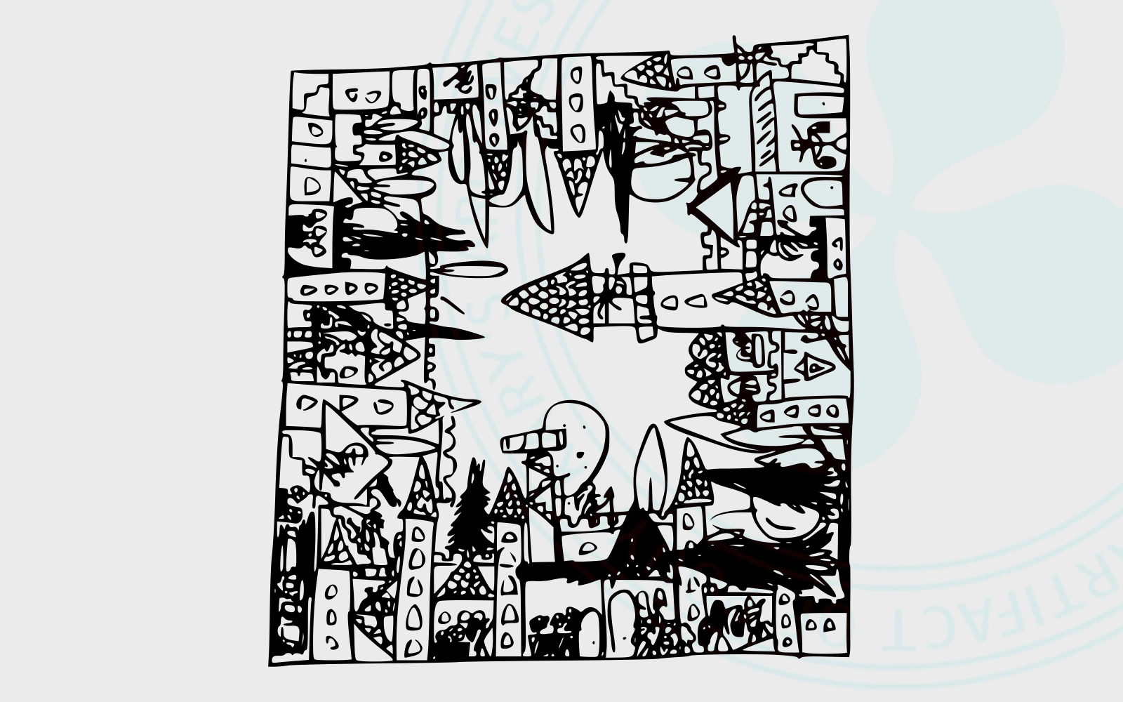 Restoration of 'Four Aligned Worlds'