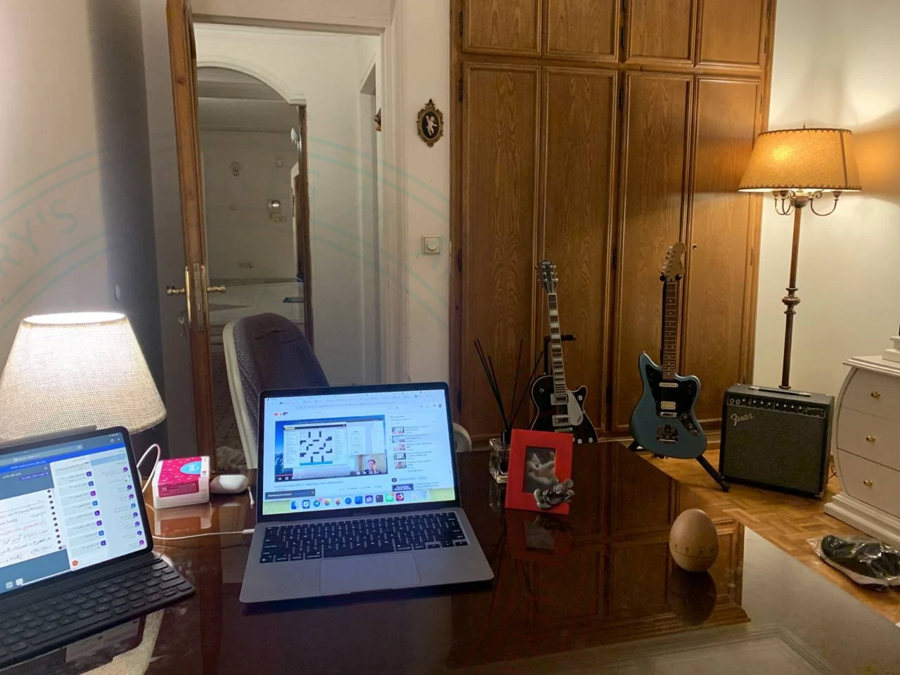 My Desk At Hashemabadi's Place