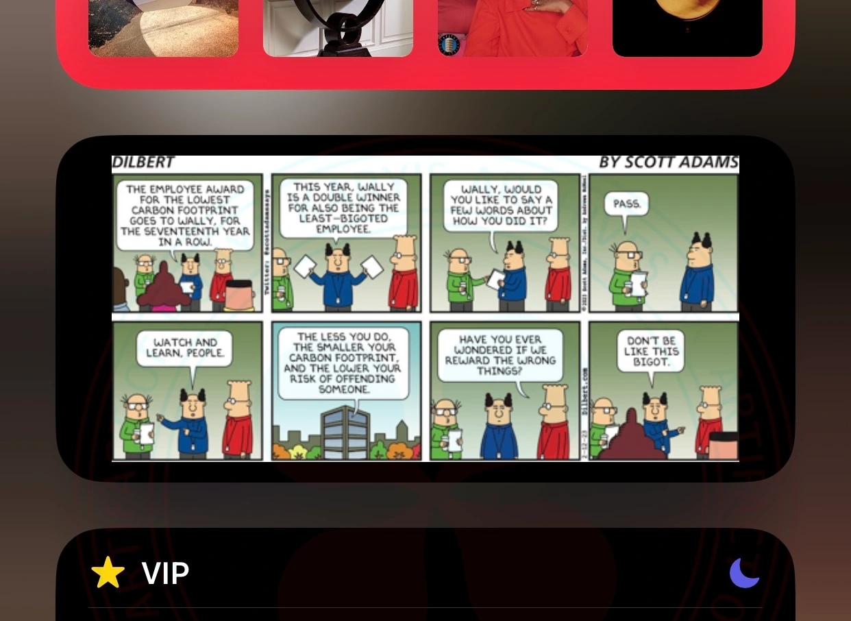 iOS Dilbert Widget