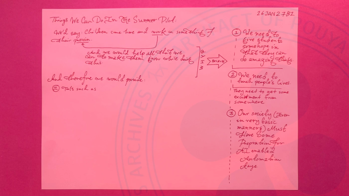 Things We Can Do In @1285 Summer Pilot