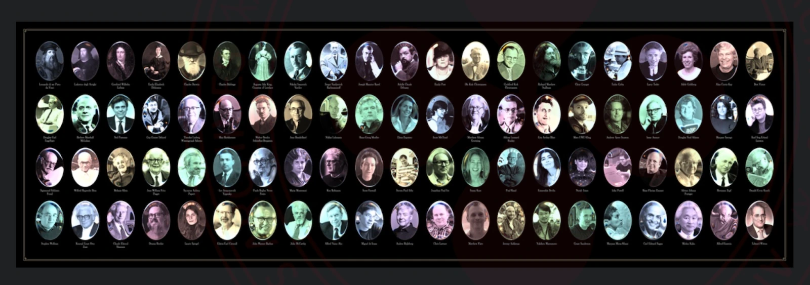 First Print Iteration of Influences Poster