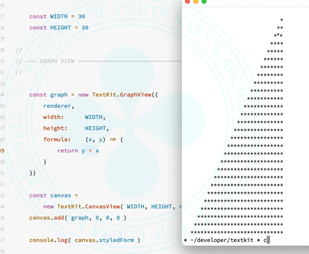 Making Graphs With @textgraphic