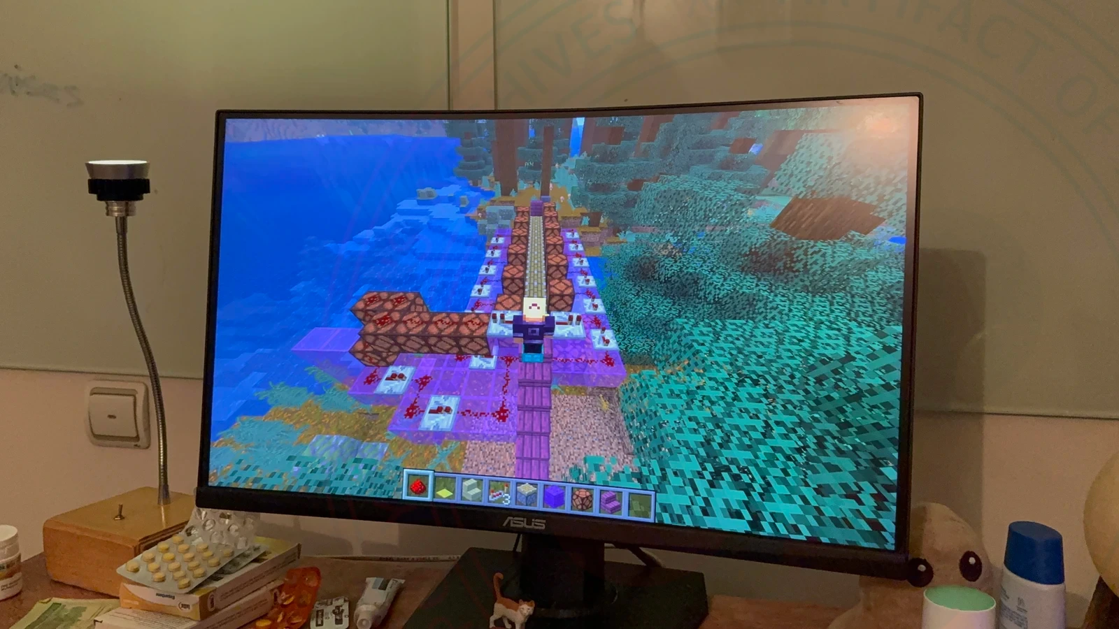 Learning Minecraft Redstone With Ali