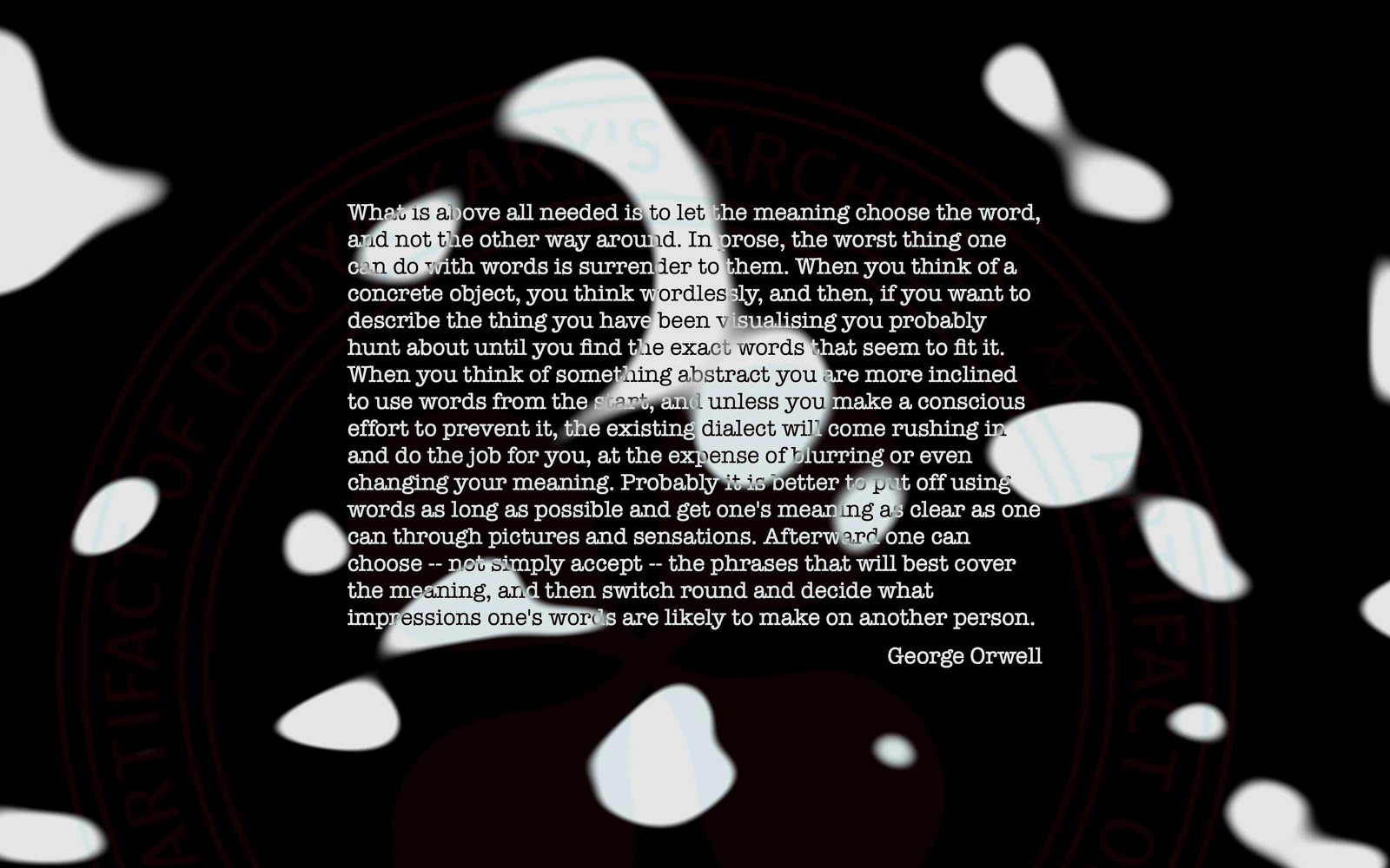 Mac OS X Screensaver for @victor's Quotes Collection