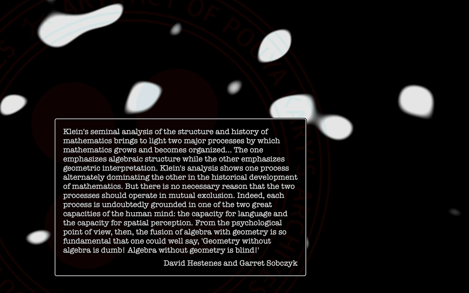 Mac OS X Screensaver for @victor's Quotes Collection