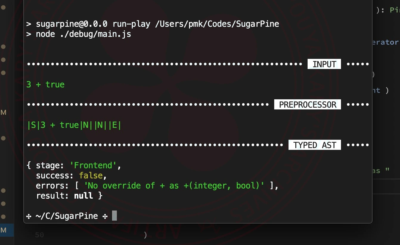 Internals of @sugarpine