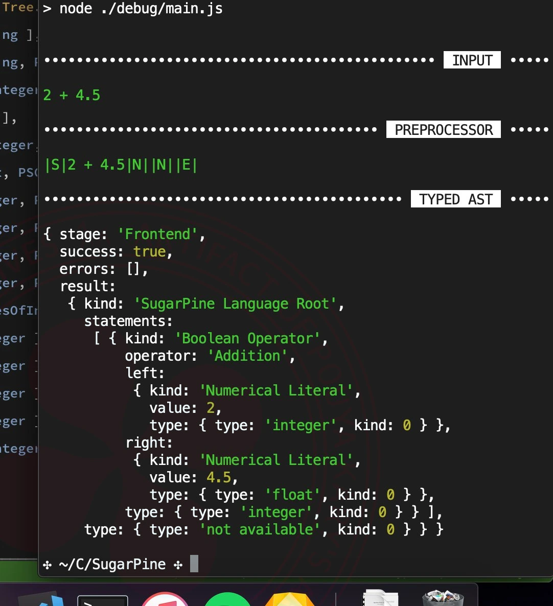 Internals of @sugarpine
