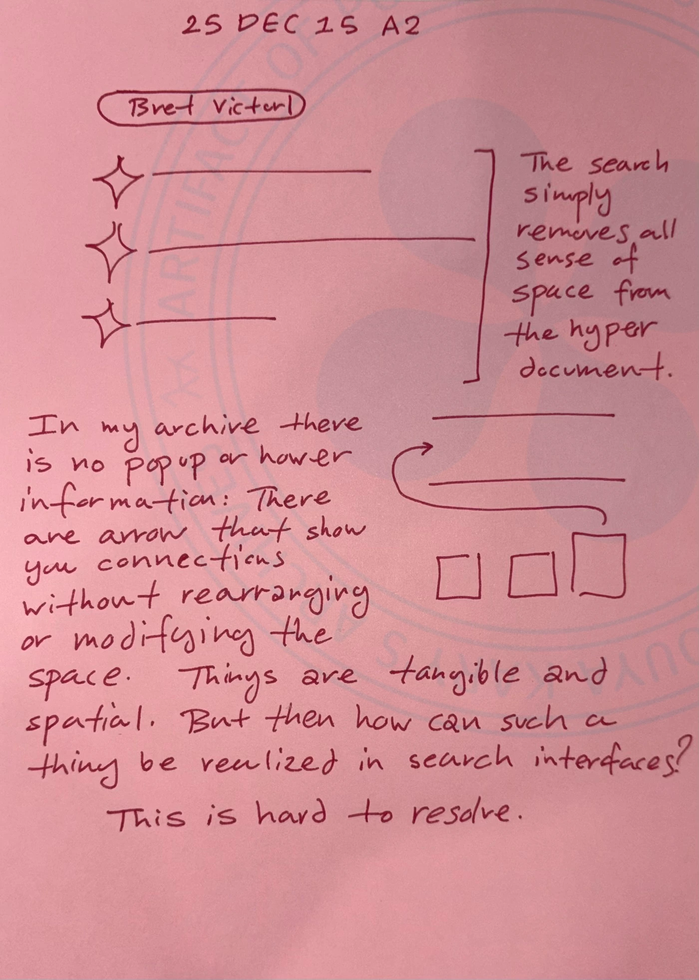 Search and Spatiality